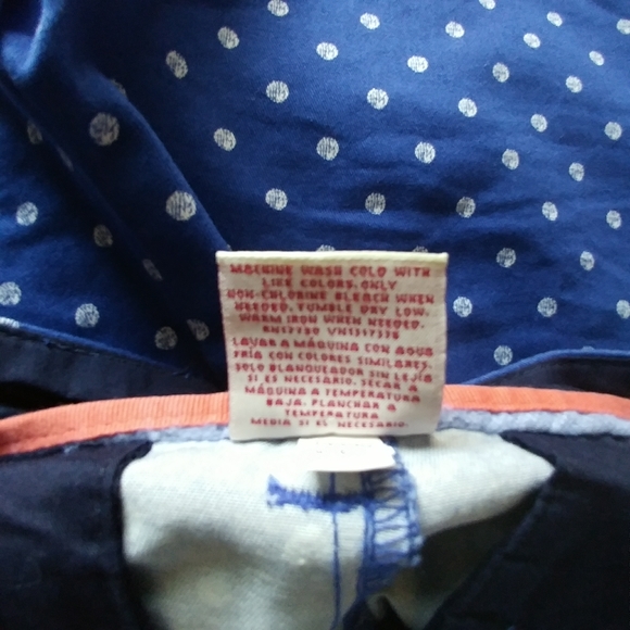 Merona Polka Dot Shorts Blue & White - Picture 4 of 4